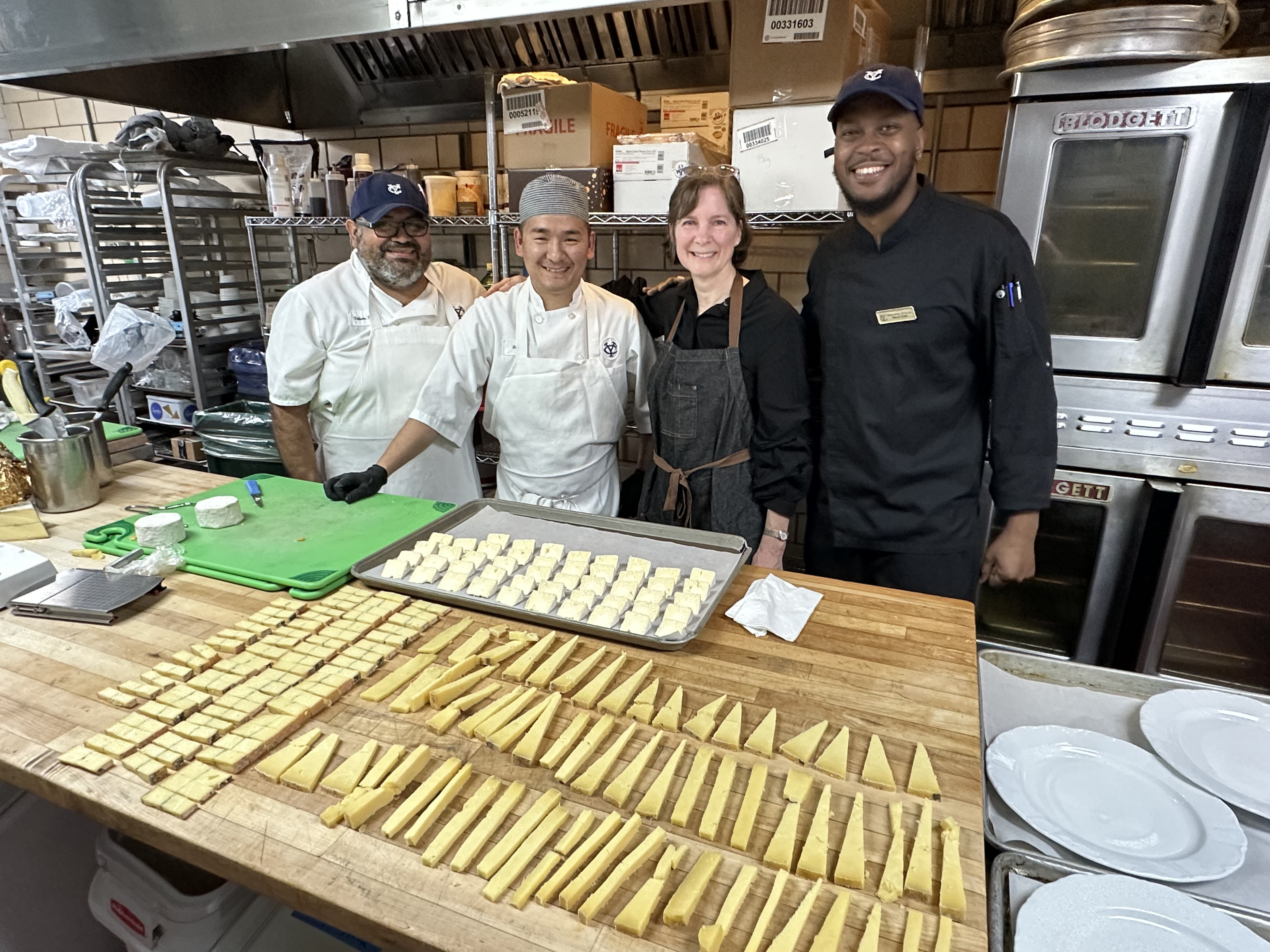 Cheese portions from Dark Arts event