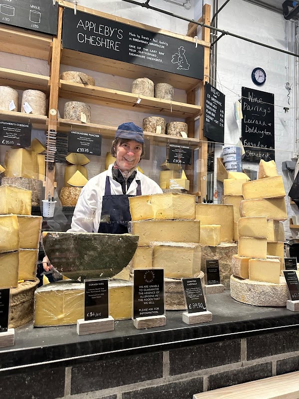 Sharon at Neal's Yard Dairy